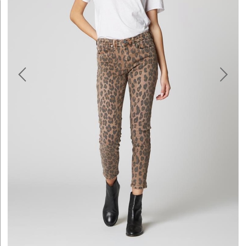 Blank NYC Leopard Print Jeans